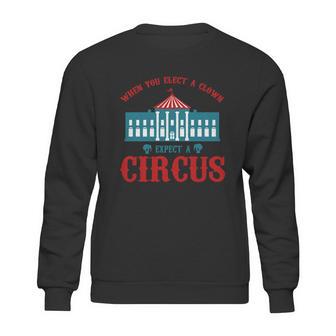 When You Elect A Clown Expect A Circus Design Sweatshirt | Favorety AU