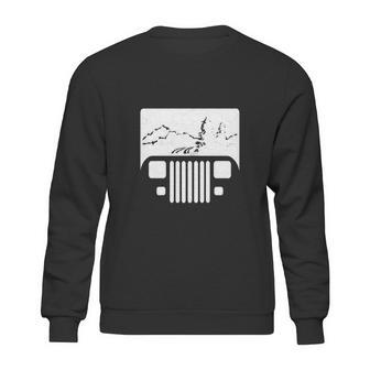 White Adventuring Yj Jeep Sweatshirt | Favorety UK