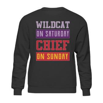 Wildcat On Saturday Chief On Sunday Sweatshirt | Favorety DE