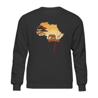 Wildlife Safari Animals Ivory Elephant Sweatshirt | Favorety DE