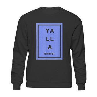 Yalla Habibi Arabic Lebanese Sweatshirt | Favorety AU