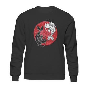 Yin Yang Koi Fish Carp Tai Chi Symbol Japanese Sweatshirt | Favorety