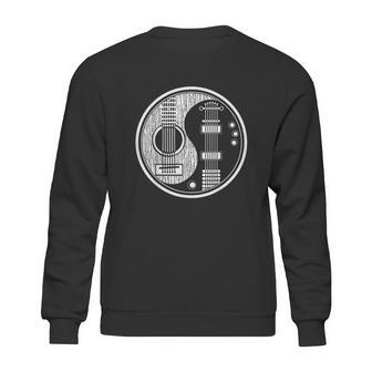 Ying Yang Acoustic Guitar Rock Star Gift Sweatshirt | Favorety AU