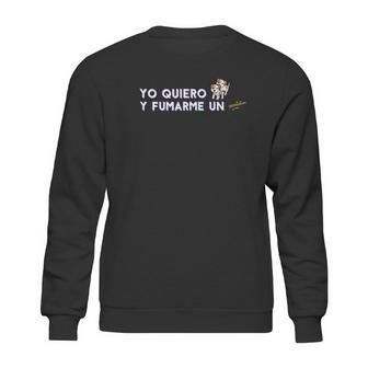 Yo Quiero Perrear Y Fumarmer Un Blunt Sweatshirt | Favorety DE