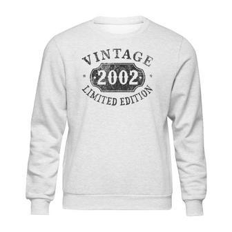 20 Years Old 20Th Birthday Male Female Him Her Limited 2002 Ver2 Sweatshirt | Favorety UK