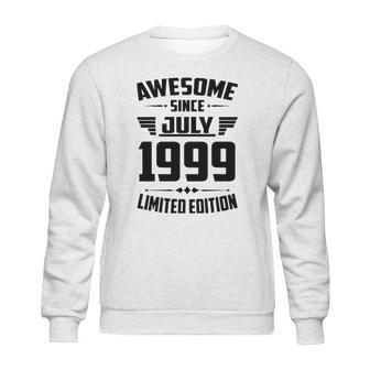 22Nd Birthday Gift 22 Years Old Awesome Since July 1999 Ver2 Sweatshirt | Favorety UK