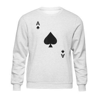 Ace Of Spades Blackjack Cards Poker Sweatshirt | Favorety