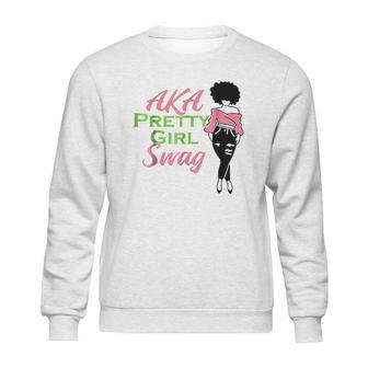 Aka Pretty Girl Swag Alpha Sorority Kappa Pink Gift Sweatshirt | Favorety CA