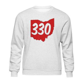 Akron Warren Canton Youngstown Ohio 330 Area Code Sweatshirt | Favorety AU