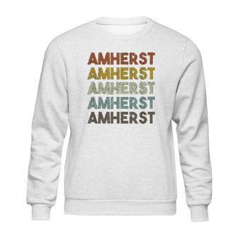 Amherst Massachusetts Retro Vintage Sweatshirt | Favorety CA