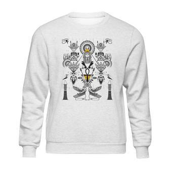 Ancient Egypt Egyptian Hieroglyphics 5 Kemetic King Sweatshirt | Favorety