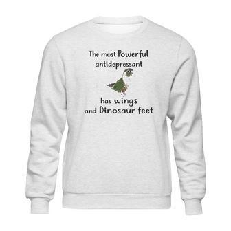 Most Antidepressant Parrot Bird Sweatshirt | Favorety AU