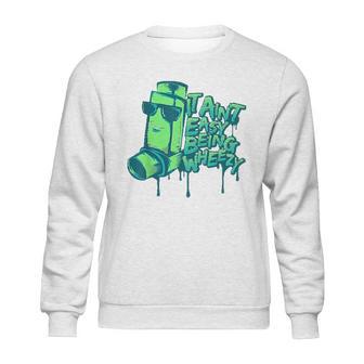 Asthma Attack Inhaler Wheezy Breathing Asthmatic Sweatshirt | Favorety