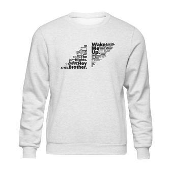 Avicii Logo - Song Names Typography Sweatshirt | Favorety