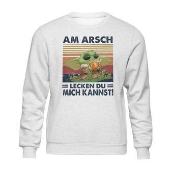 Baby Yoda Am Arsch Lecken Du Mich Kannst Vintage Shirt Mf Sweatshirt | Favorety