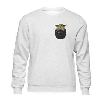 Baby Yoda In Pocket The Mandalorian Shirt Sweatshirt | Favorety AU