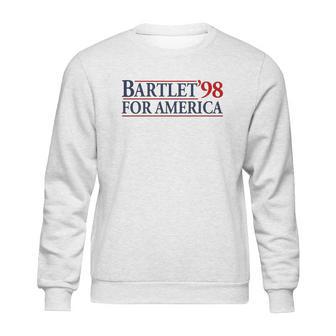 Bartlet For America Slogan West Wingthe West Wing Bartlet For America Josiah Bartlet Sweatshirt | Favorety