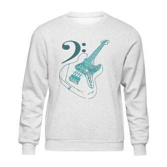 Bass With Clef Neon Bassists Bass Player Sweatshirt | Favorety CA