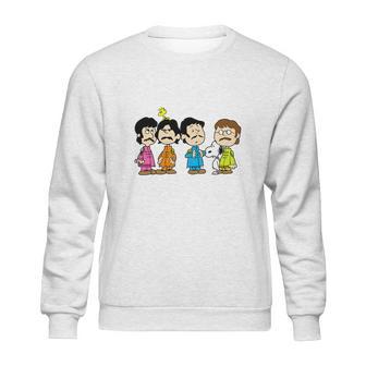 The Beatles Peanuts Style T Shirt Sweatshirt | Favorety