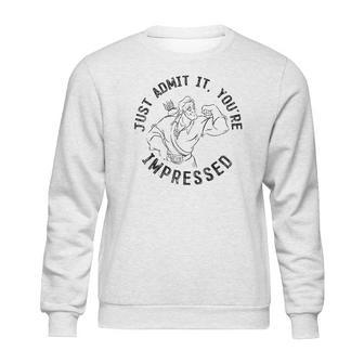 Beauty The Beast Gaston Impressive Graphic Sweatshirt | Favorety