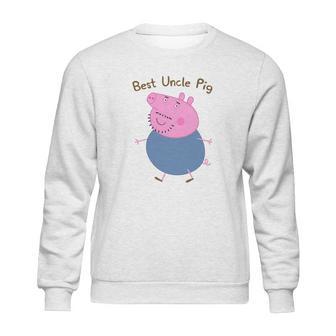 Best Uncle Pig Uncle Pig Peppa Pig Sweatshirt | Favorety AU