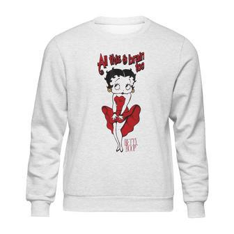 Betty Boop Brains Insulated Sweatshirt | Favorety CA