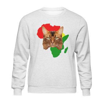 Black History Month African Map Somali Gift For Pet Lovers Proud Black Sweatshirt | Favorety