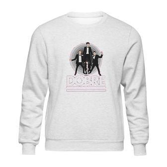 Black-White Dobre Brothers Sweatshirt | Favorety