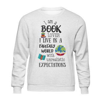 I Am A Book Lover In A Fantasy World Sweatshirt | Favorety UK