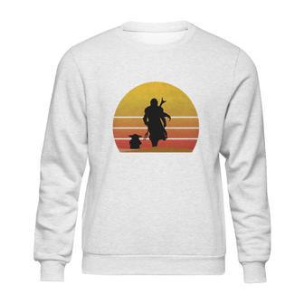 Bounty Hunter And Baby Mandalorian Sweatshirt | Favorety DE