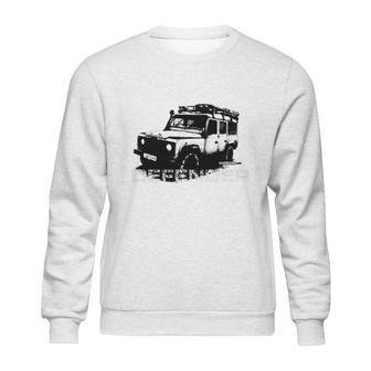 Brown Land Rover Defender Illustation - Autonaut Sweatshirt | Favorety CA