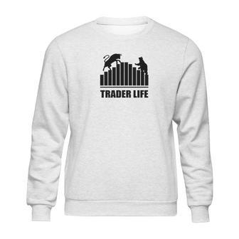 Bulls Vs Bears Day Trader Life Sweatshirt | Favorety UK