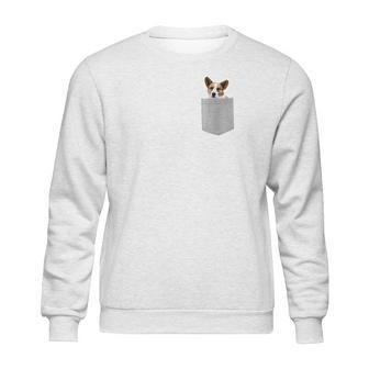 Cardigan Welsh Corgi Dog In Your Pocke Sweatshirt | Favorety