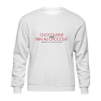 Chocolatine Ou Pain Au Chocolat Perso Je Men Fous Sweatshirt | Favorety AU