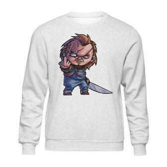 Chucky Middle Finger Sweatshirt | Favorety UK