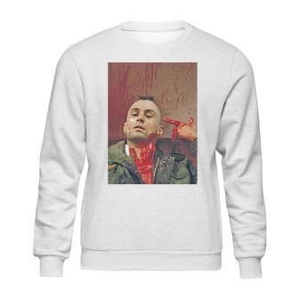 Classic 70S Movie Taxi Driver Travis Bickle Blood Soaked Cool Movie Sweatshirt | Favorety UK