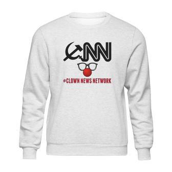 Cnn Clown News Network Funny Political Cool Fake News A Great Novelty Sweatshirt | Favorety AU