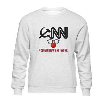 Cnn Clown News Network Sweatshirt | Favorety AU