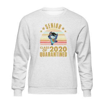 Cute Stitch Disney Senior 2020 Shirt Class Of 2020 Graduation Quarantine Sweatshirt | Favorety