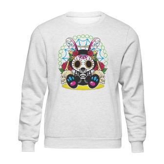 Day Of The Dead Dia De Los Muertos Bunny Sugar Skull Sweatshirt | Favorety DE