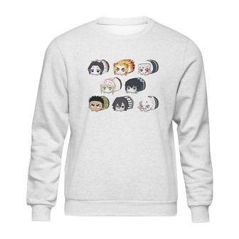 Demon Slayer Cute Worms Sweatshirt | Favorety CA