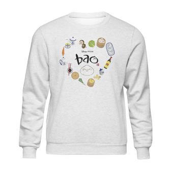 Disney Pixar Bao Ingredients Heart Shaped Graphic Sweatshirt | Favorety