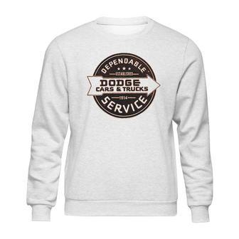 Dodge Cars Trucks Dependable Service Sweatshirt | Favorety