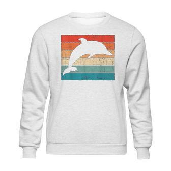 Dolphin Retro Vintage Sweatshirt | Favorety