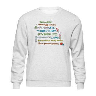 Dr Seuss Book Title Sweatshirt | Favorety DE