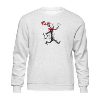 Dr Seuss Strolling Cat Sweatshirt | Favorety