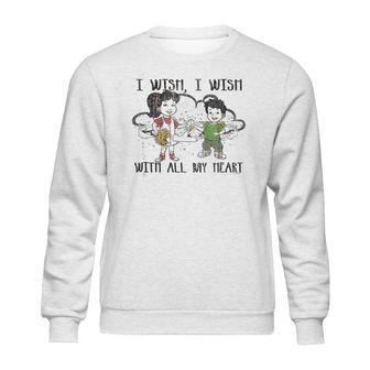 Dragon Tales I Wish Quote Sweatshirt | Favorety