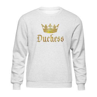 Duchess Regal Crown Royalty Gift Sweatshirt | Favorety UK