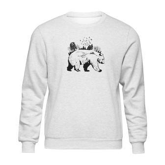 Earth Day Bear W Birds Fores Sweatshirt | Favorety DE