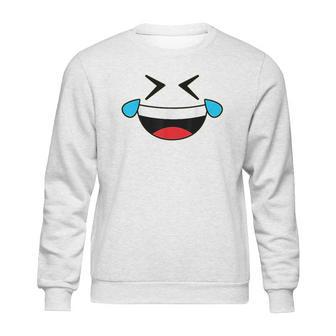 Emojis Costume Crying Laughing Emoticon Tears Sweatshirt | Favorety CA